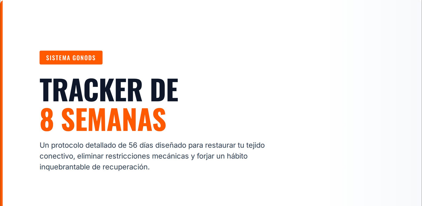 BONUS: Plan 8 Semanas