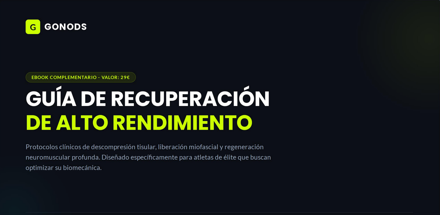 BONUS: Guía de recuperación de alto rendimiento